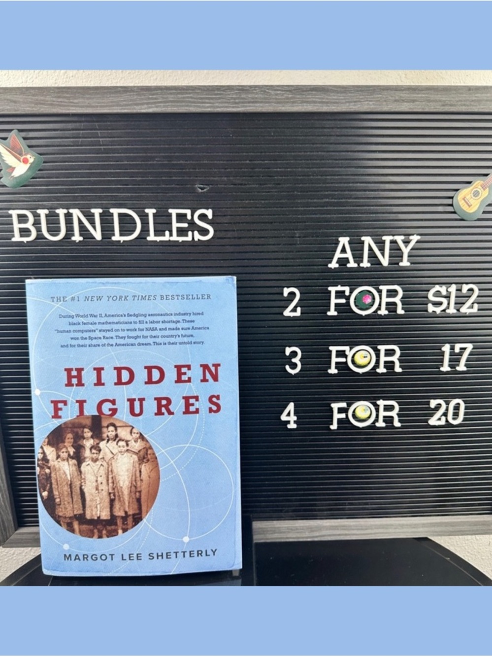 Hidden Figures Book by Margot Lee Shetterly- hardcover
